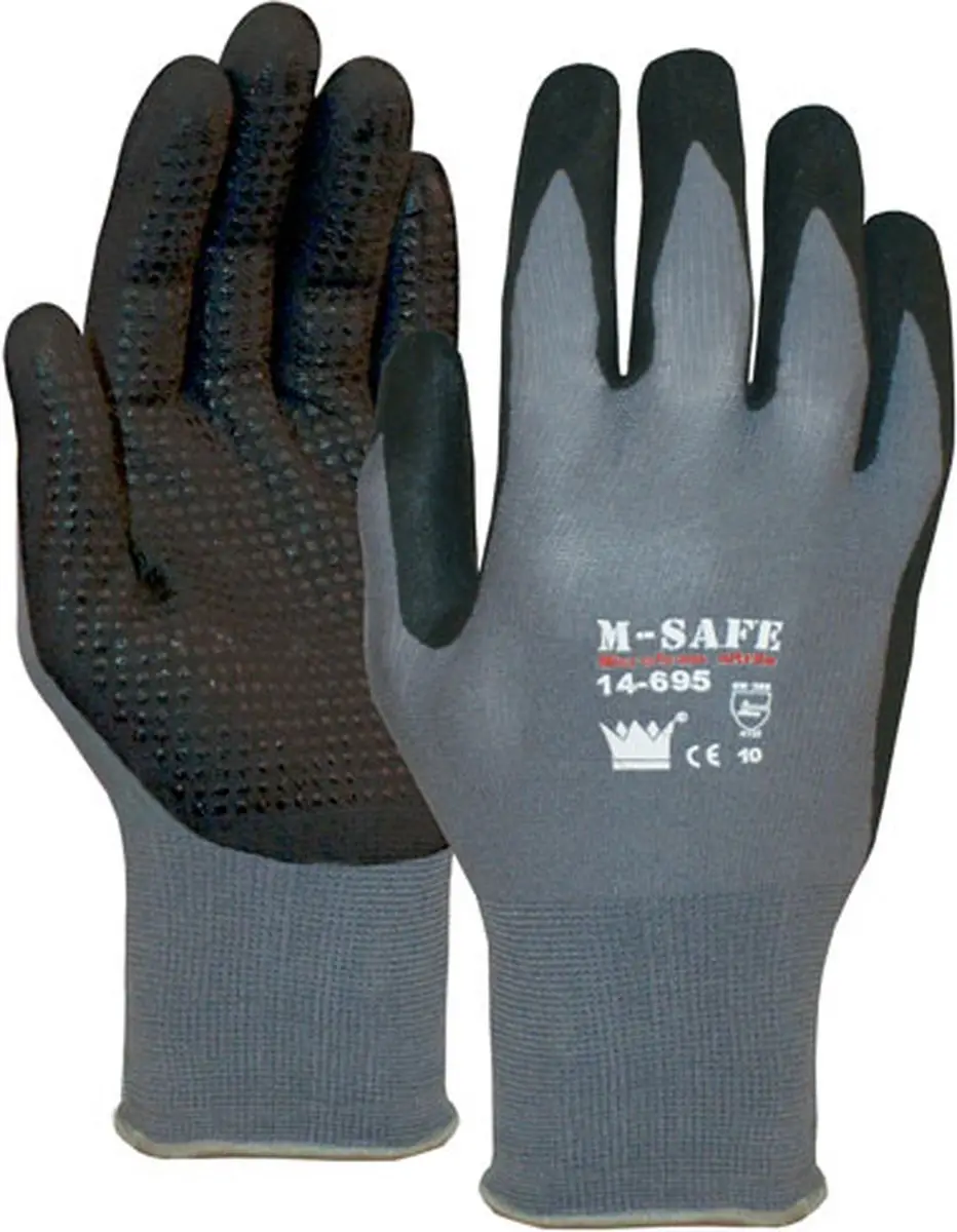 Oxxa Nitri-Tech 14-695 Handschoen L - Nitril - Gebreid manchet