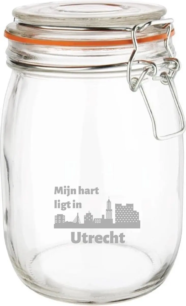 Vogue Utrecht Gegraveerde Weckpot 1L