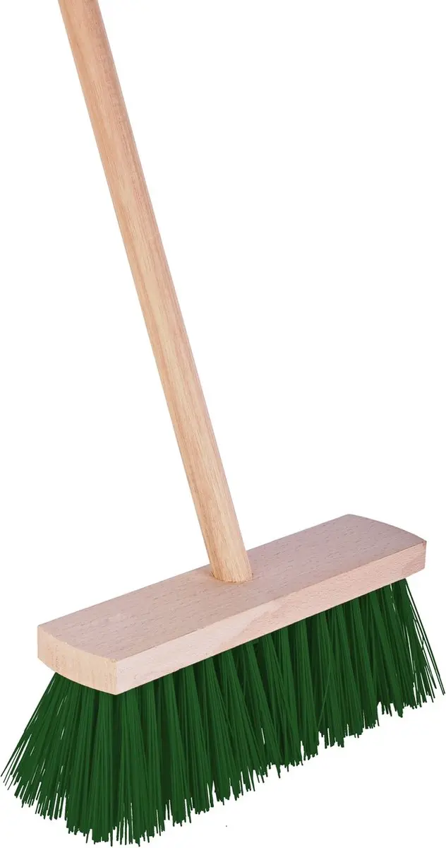Talen Tools Bezem 28cm - Groen - Incl. steel