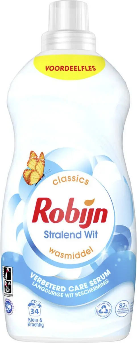 Robijn Klein & Krachtig Wasmiddel Stralend Wit 1,19L