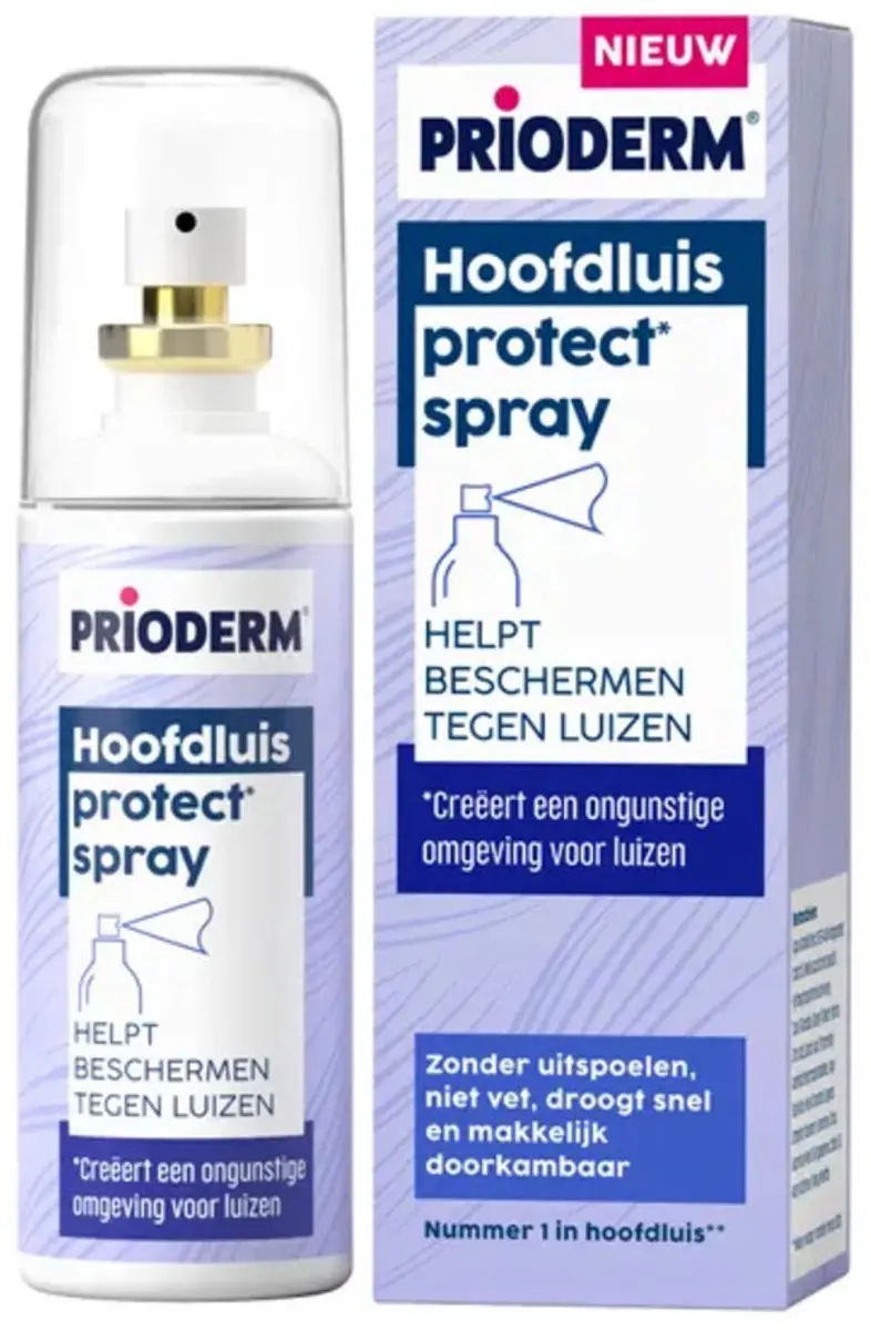 Prioderm Hoofdluis Spray & Protect - 2x9,6g