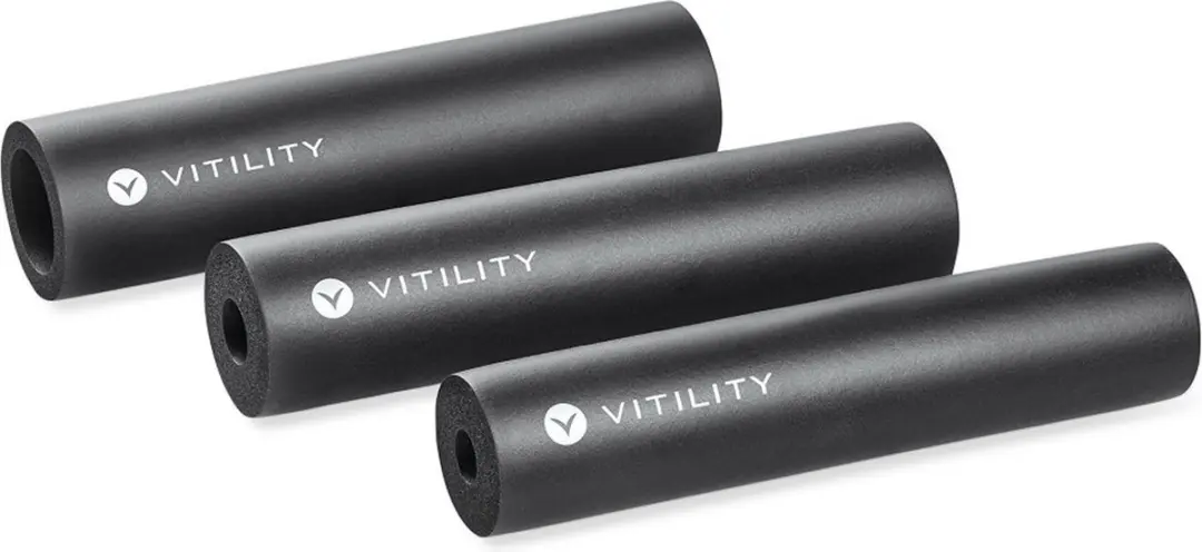 Vitility VIT-70410240 Handvatverdikkers - 8 Stuks - Zwart