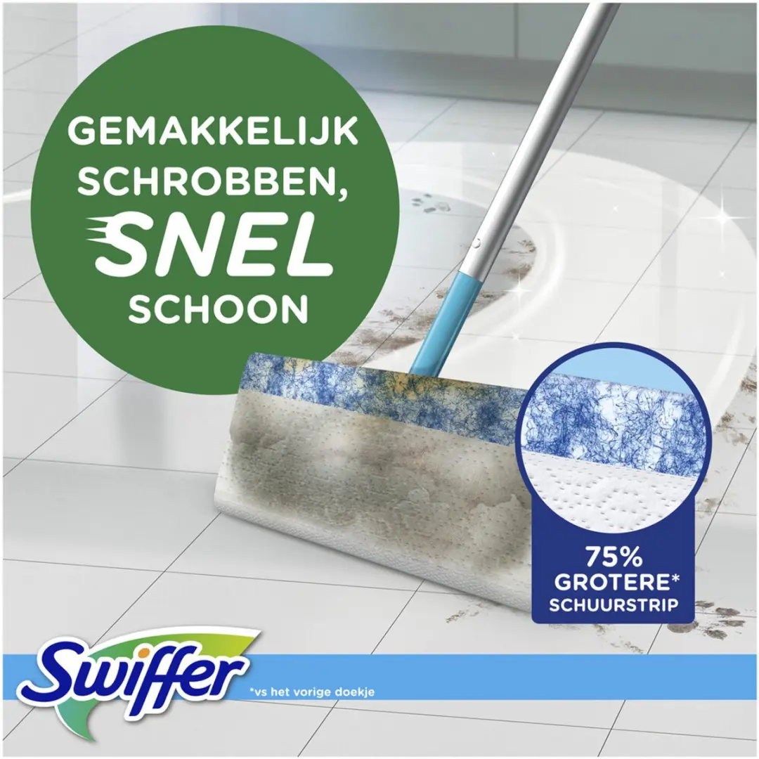 Swiffer Vochtige Vloerdoekjes Morning Fresh - 24 Stuks