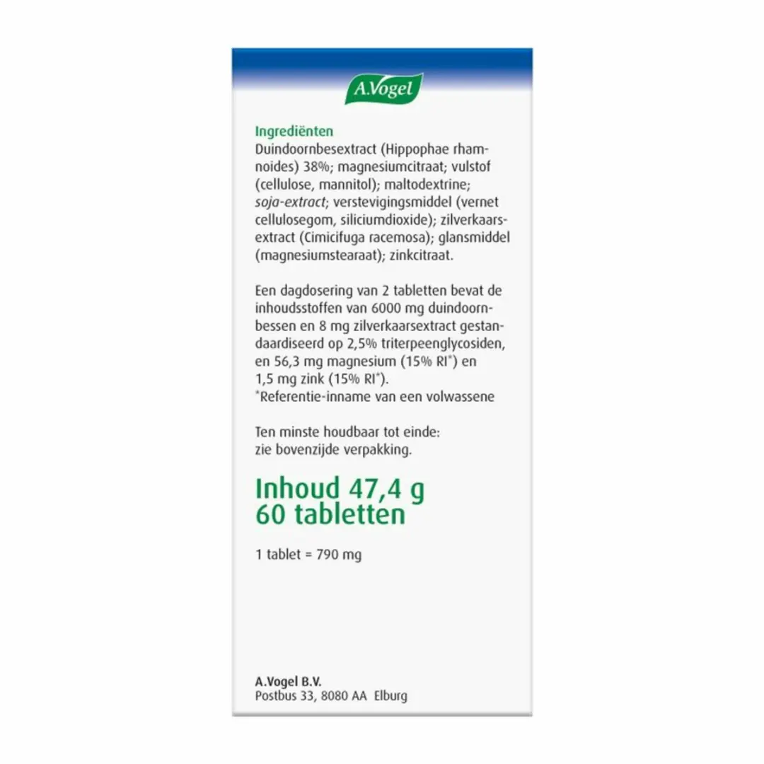 A.Vogel Famosan Overgang Totaal 120 tabletten