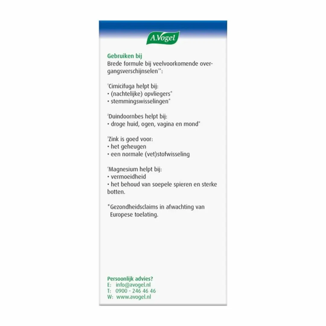 A.Vogel Famosan Overgang Totaal 120 tabletten