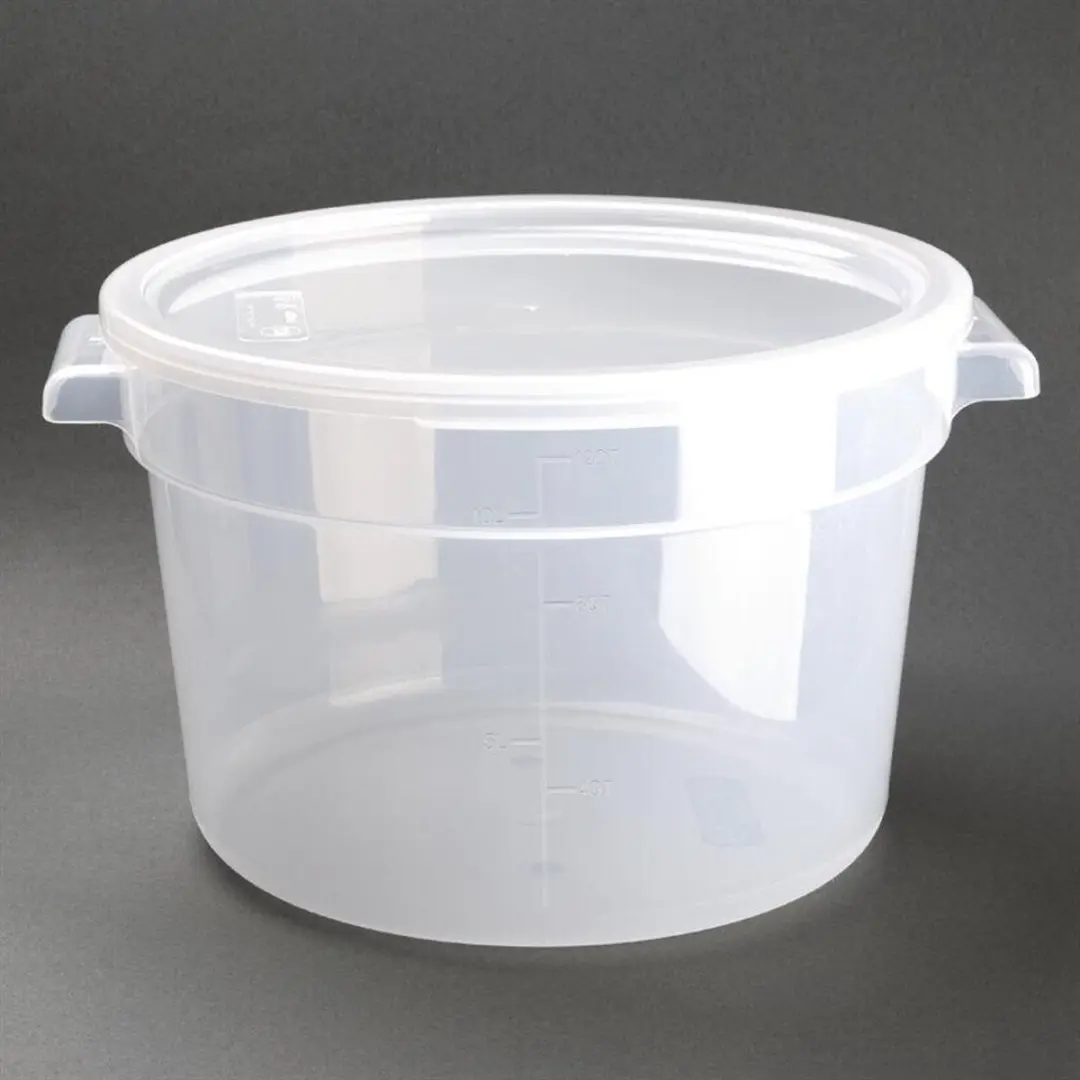 Vogue DJ961 Polypropyleen Vershoudbak 10L - Transparant