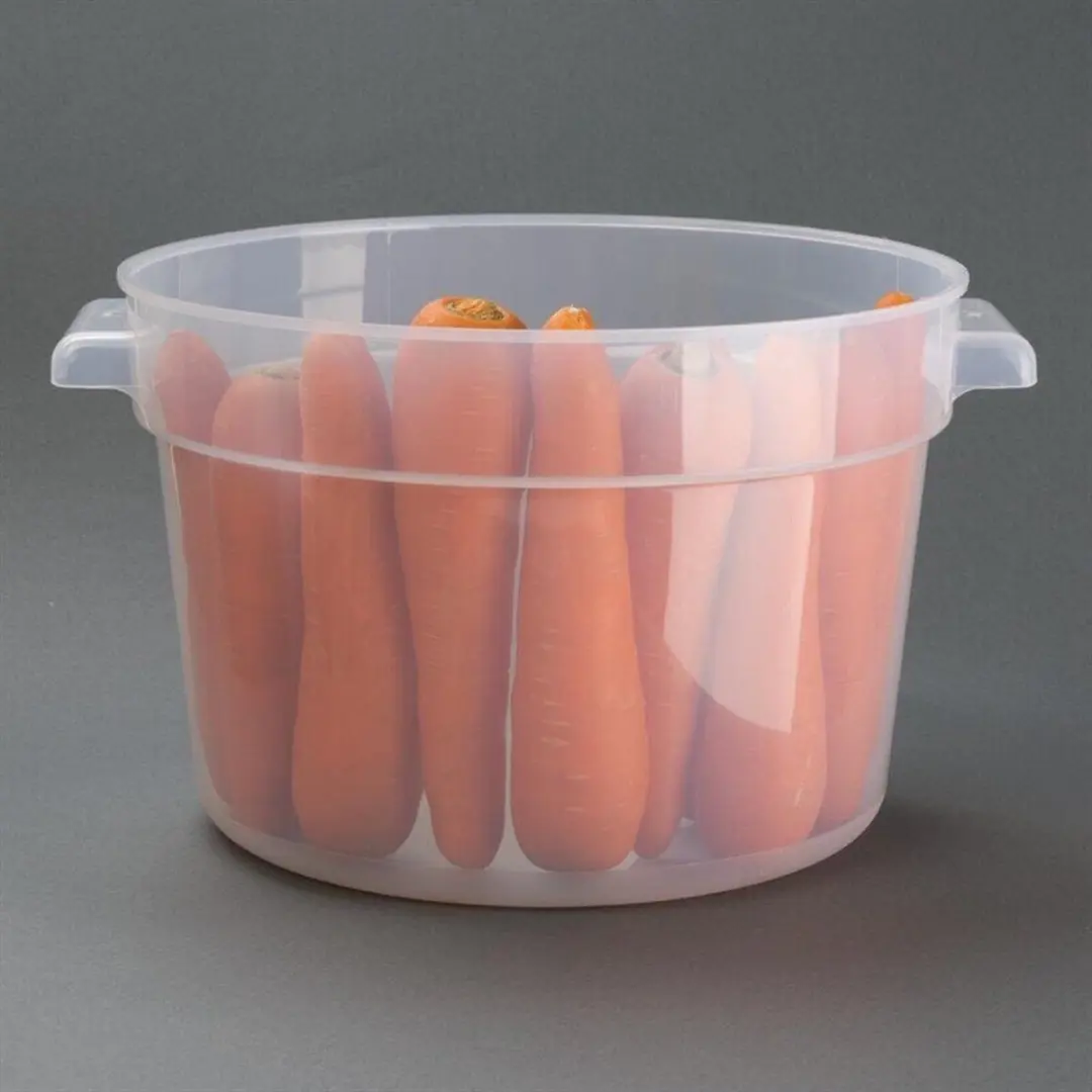 Vogue DJ961 Polypropyleen Vershoudbak 10L - Transparant