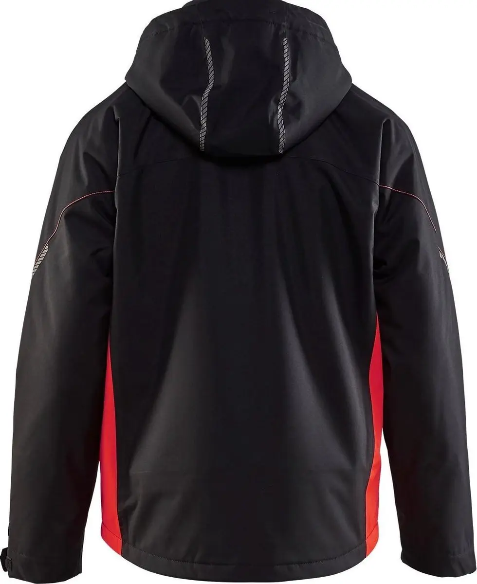 Blåkläder 4890-1977 Functionele Winterjas - L - Zwart/Rood