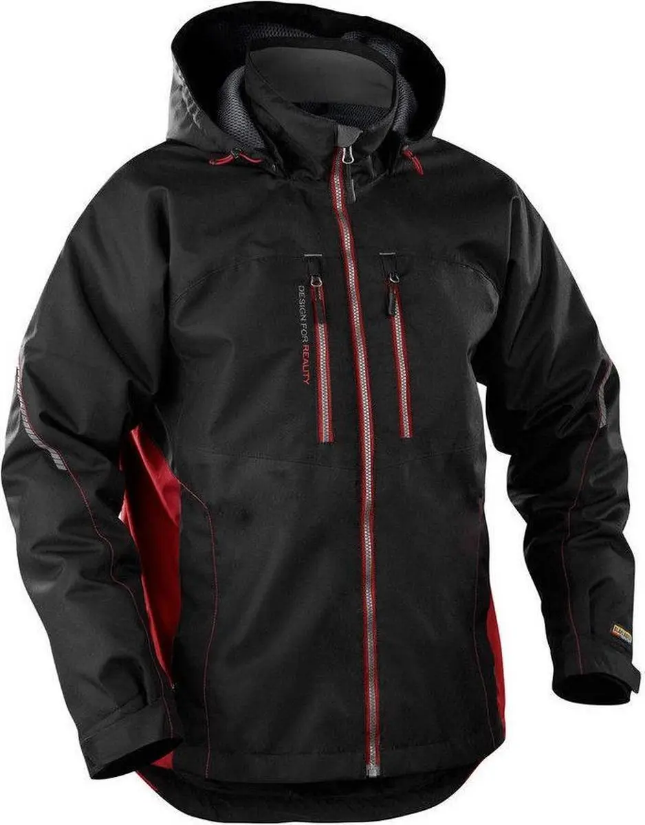 Blåkläder 4890-1977 Functionele Winterjas - L - Zwart/Rood
