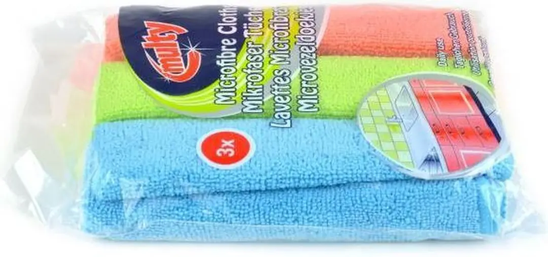 Multy Microvezeldoeken 35x35cm - 250gr/m² - 3 Stuks