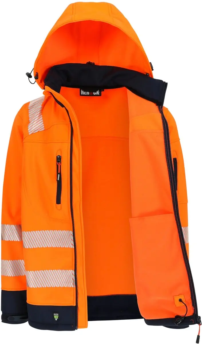Herock Gregor High Viz Softshell Jacket - Fluor oranje XXL