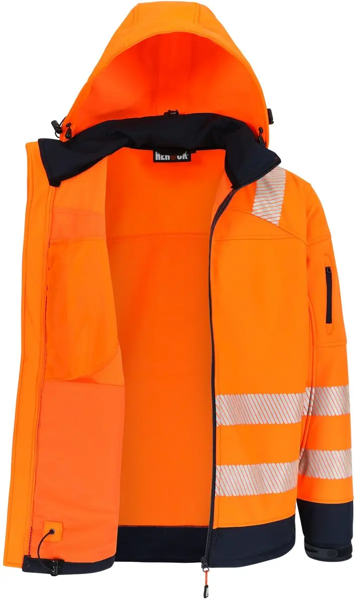 Herock Gregor High Viz Softshell Jacket - Fluor oranje XXL