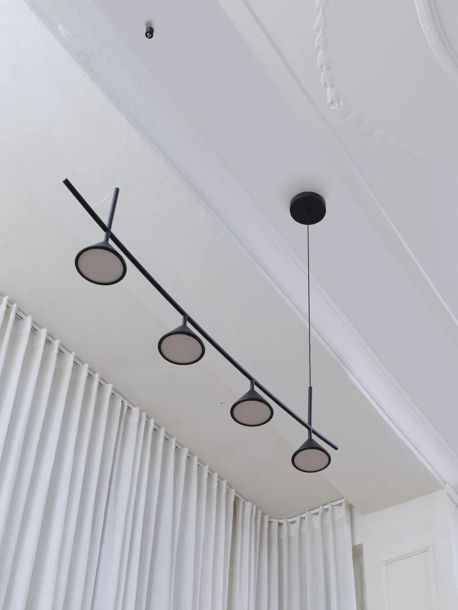 LEDVANCE Decor Fuji 4XPendant Linear 16W - Zwart