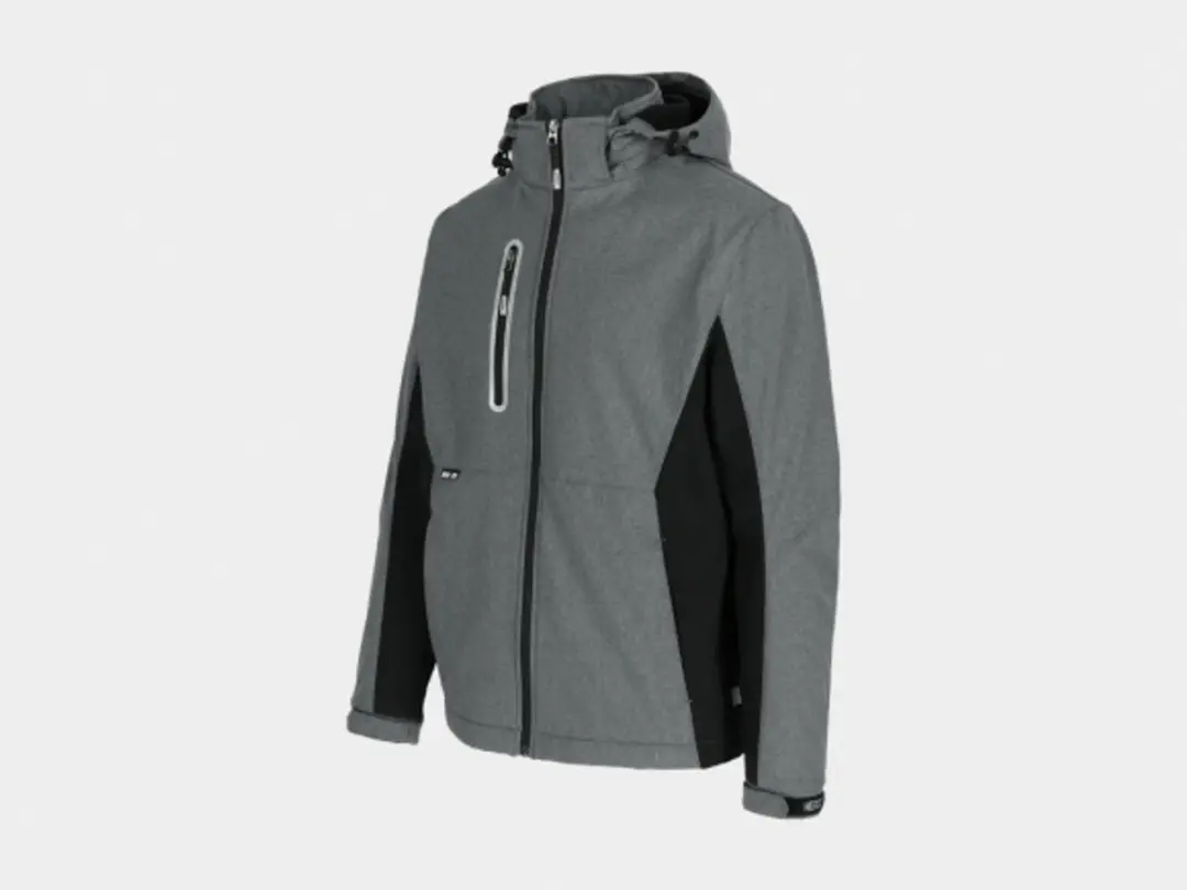 Herock Flexor Softshell Jas - L - Black/Grey