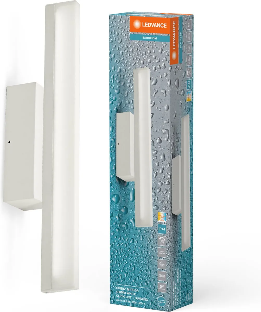 LEDVANCE Orbis Mirror 40cm Click CCT IP44