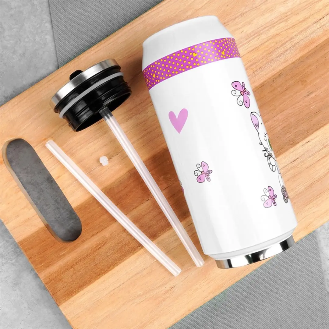 Orion Thermosbeker Kattenprint 400ml - RVS - 128508