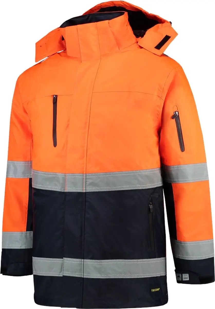 Tricorp Parka Werkjas 403004 - Fluor Oranje/Navy 7XL