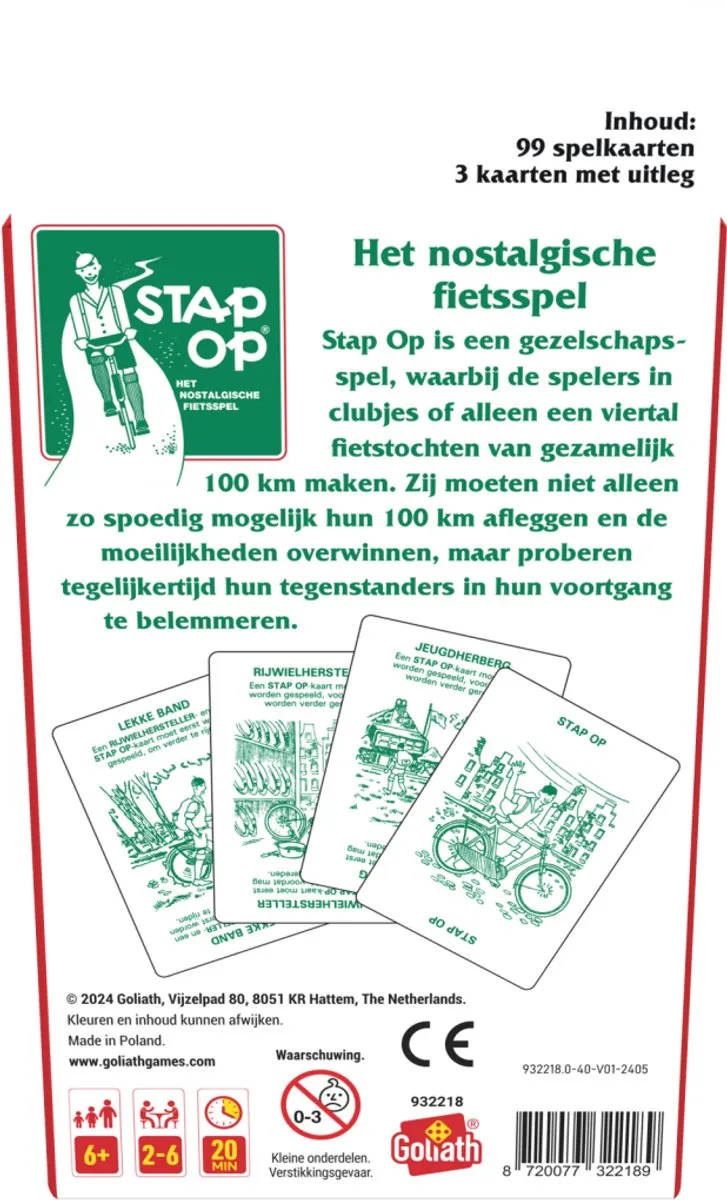Goliath Stap Op! Pocket Editie Kaartspel - 6 Spelers