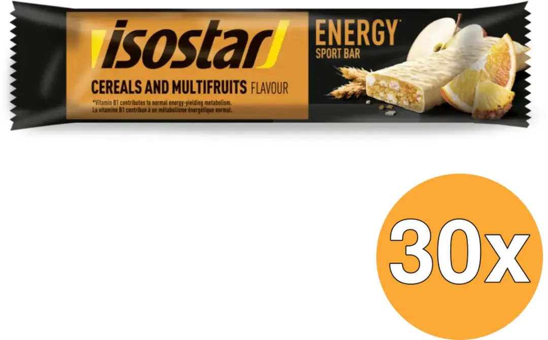Isostar Energy Sport Bar Multivruchten - 30x40g