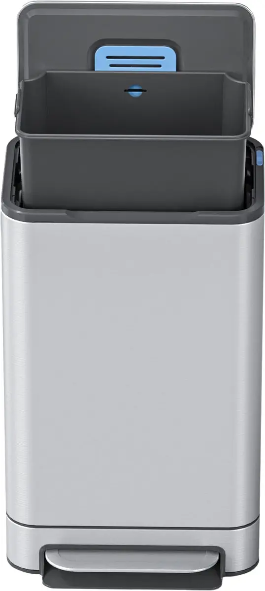 Desq Pedaal Prullenbak 6053.18 - 40L - Zilver Metallic