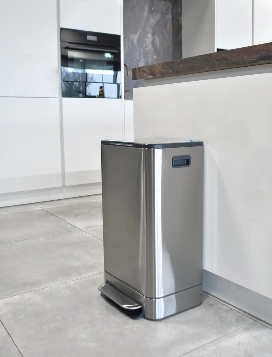 Desq Pedaal Prullenbak 6053.18 - 40L - Zilver Metallic