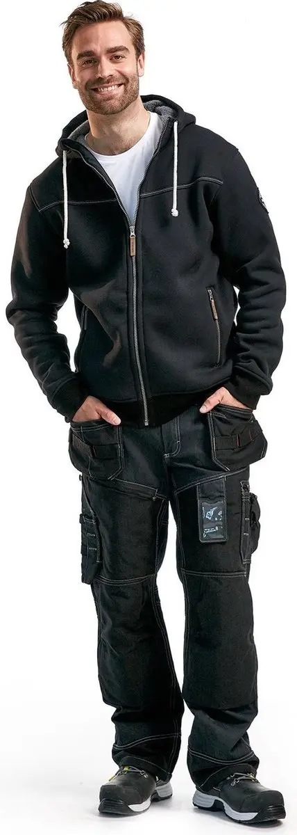Blåkläder 4933-2514 Hoodie - Zwart L
