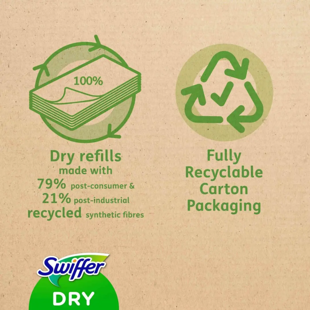 Swiffer Droge Vloerdoekjes 216 Stuks (12x18) - Wit