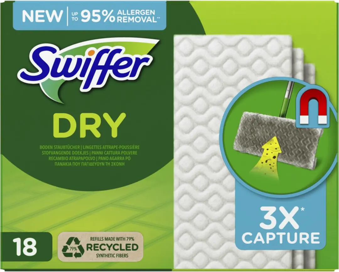 Swiffer Droge Vloerdoekjes 216 Stuks (12x18)