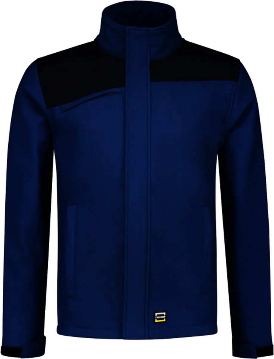 Tricorp 402021 Softshell Bicolor Naden 5XL - Koningsblauw/Marineblauw