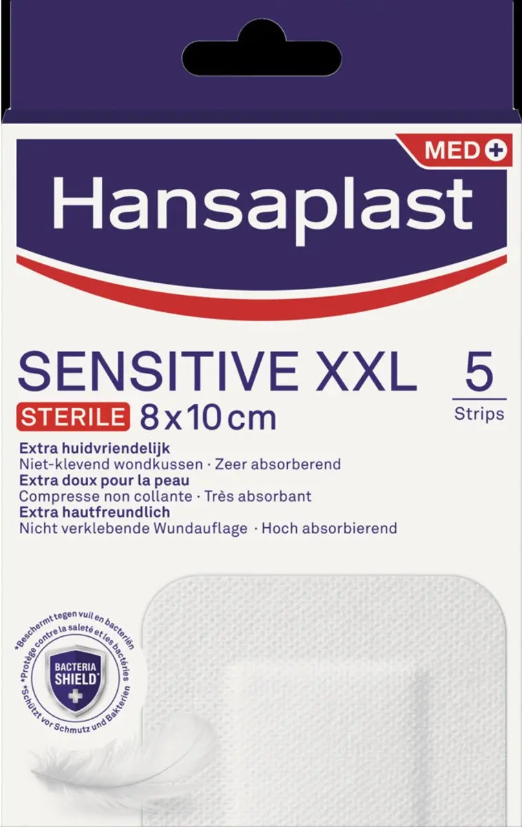 Hansaplast Sensitive Pleisters XXL Steriel