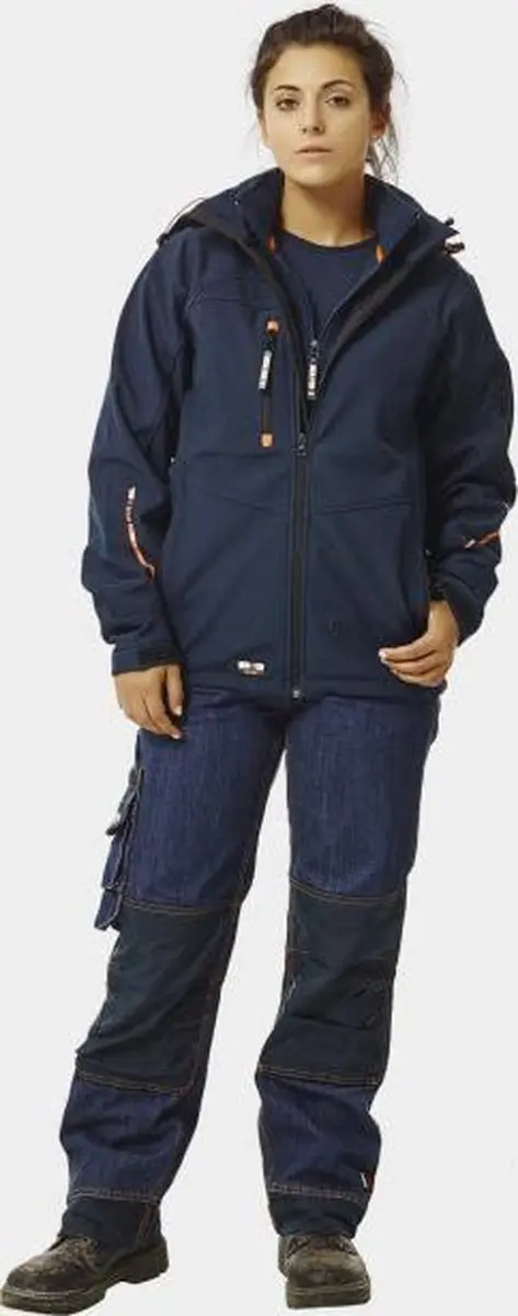 Herock Poseidon Softshell Werkjas XS - Grijs