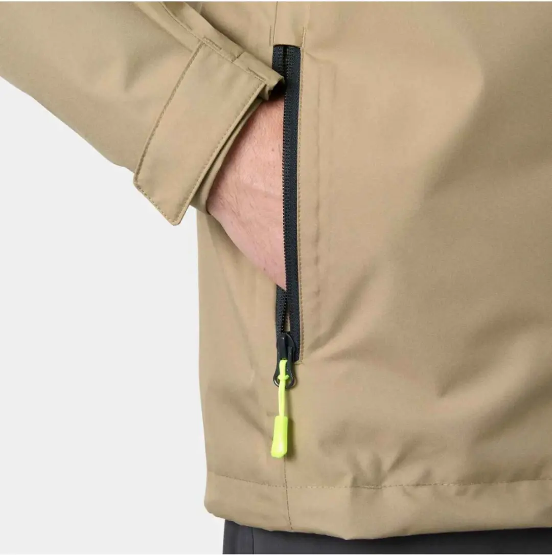 Helly Hansen Crew Hooded 2.0 Jas - Beige S
