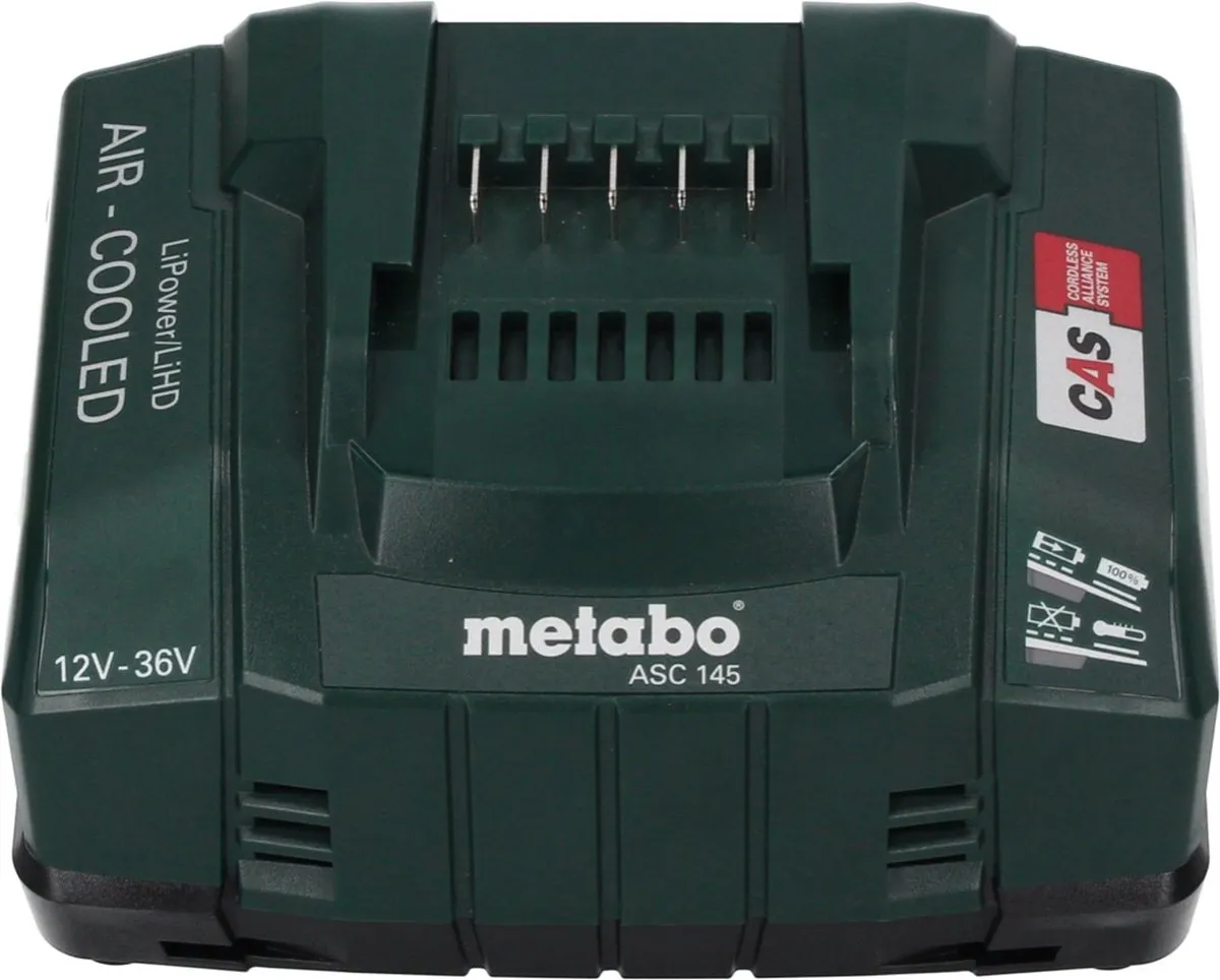 Metabo 685122380 Basisset LiHD Accu 2x 5,5Ah 18V - met ASC 145 Lader