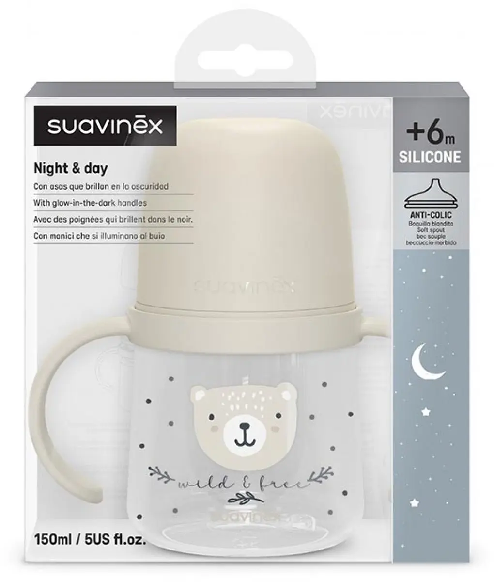 Suavinex Wild & Free Beker 150ml - Grijs