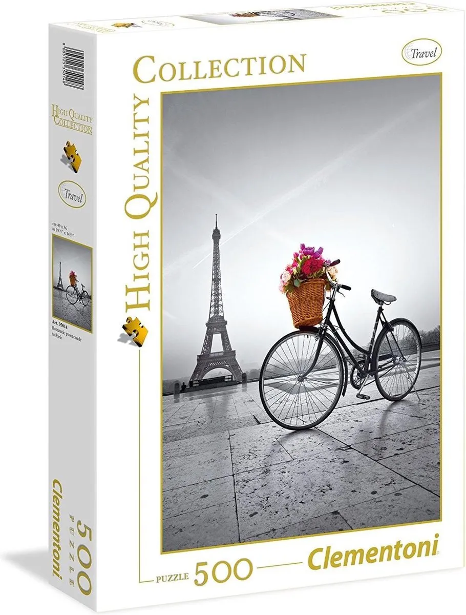 Clementoni Promenade Puzzel 500 Stuks - Multikleur
