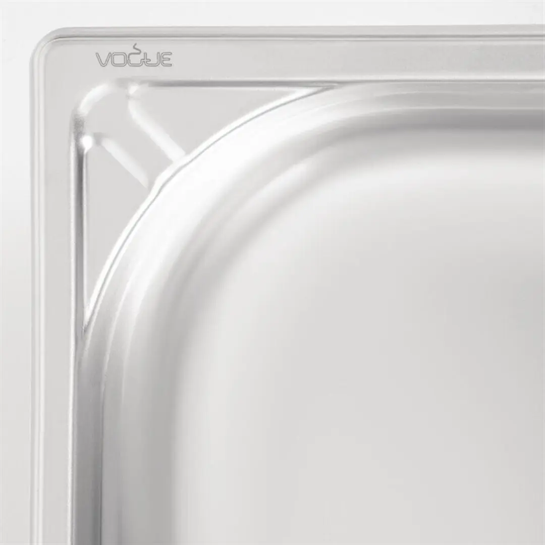 Vogue RVS GN 1/1 Bak 100mm - Grijs