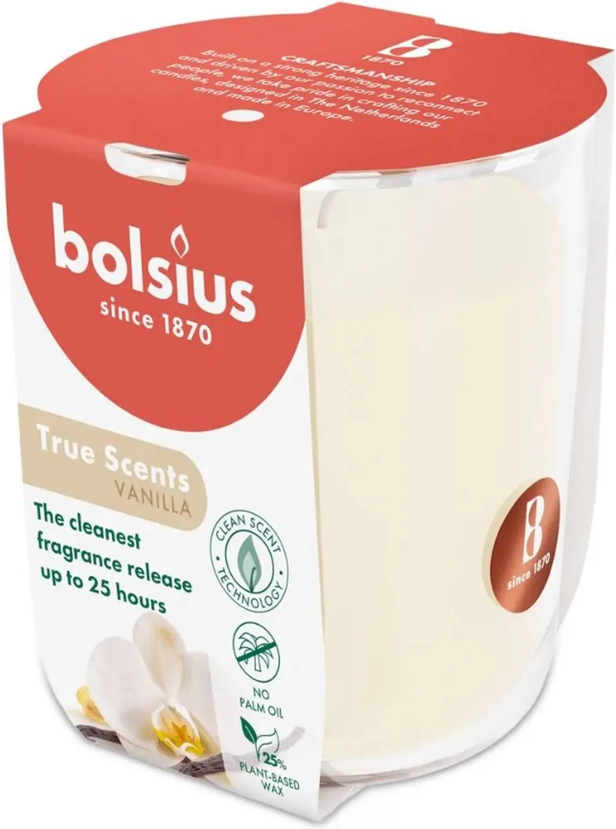 Bolsius True Scents Vanille Geurkaars - Parelmoer - 25 uur