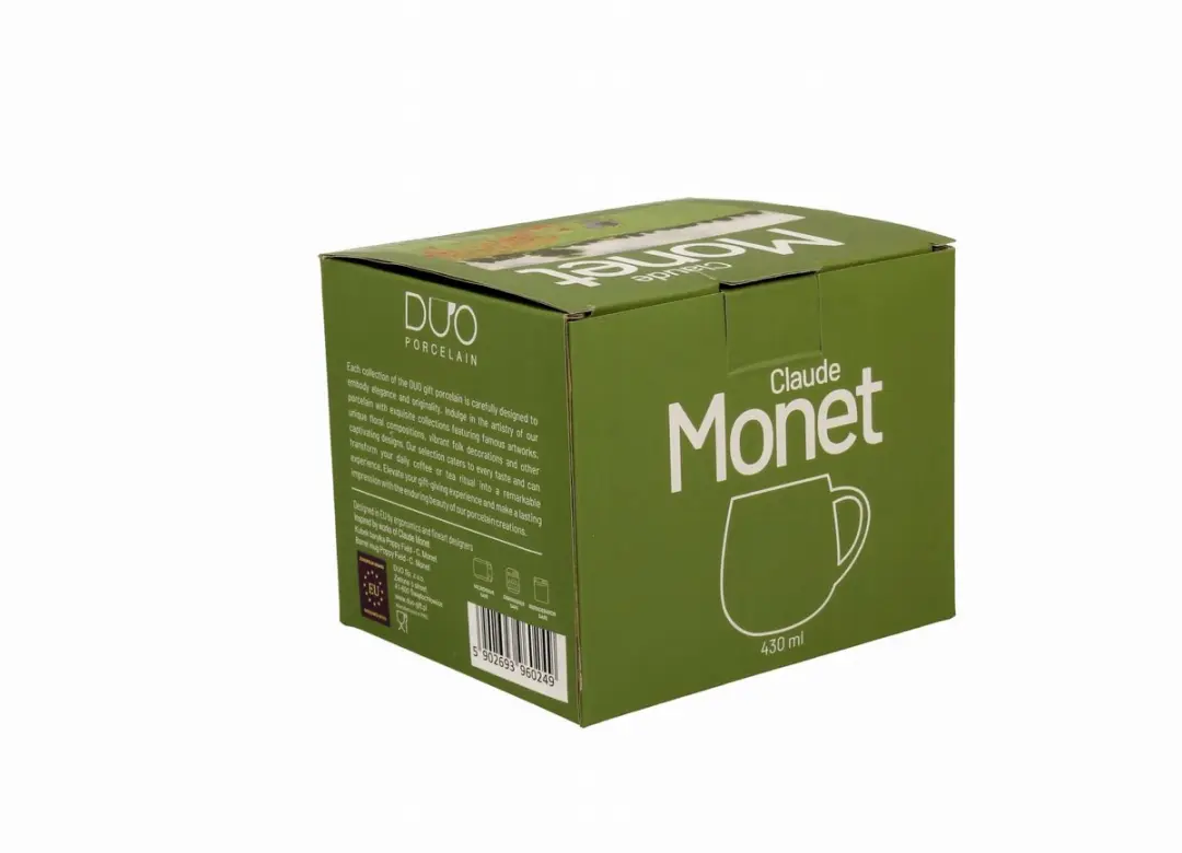 Duo Mok Klaprozenveld - Porselein 430ml - Multicolor