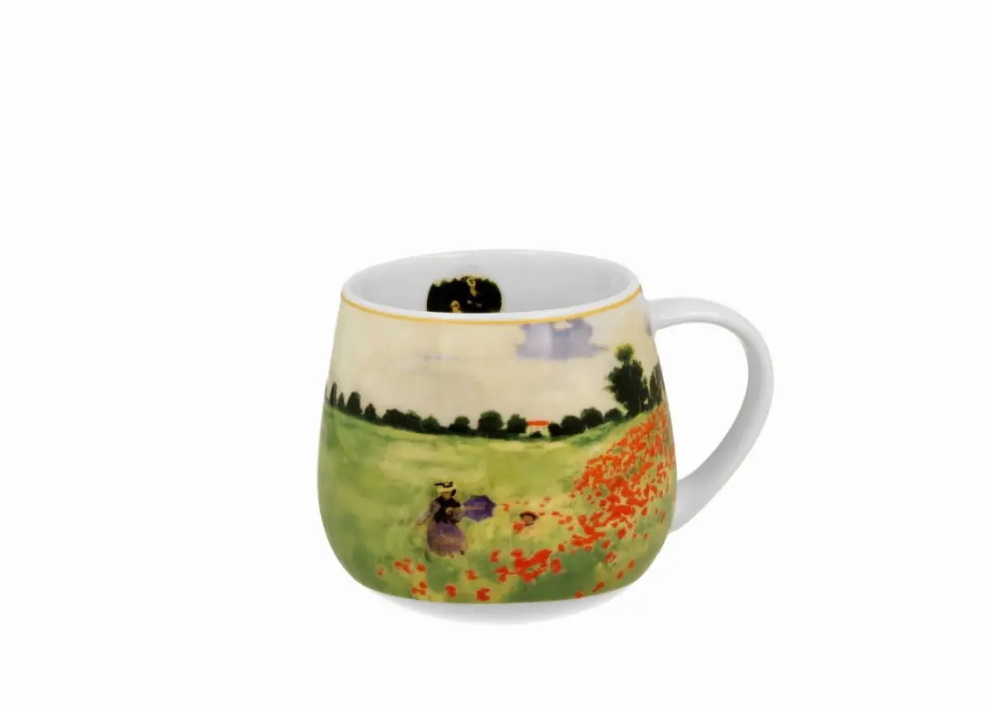 Duo Mok Klaprozenveld - Porselein 430ml - Multicolor
