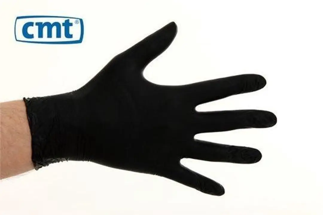 CMT Nitril Werkhandschoenen 19000362 - 100 Stuks - Zwart XL