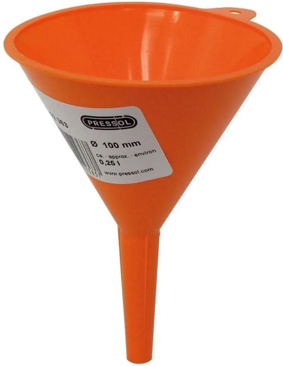 Pressol Trechter 100mm - Oranje