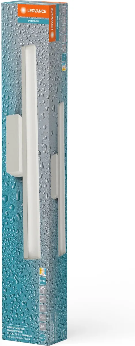 LEDVANCE Orbis Mirror 60cm Click CCT IP44 - 10W 950lm Wit