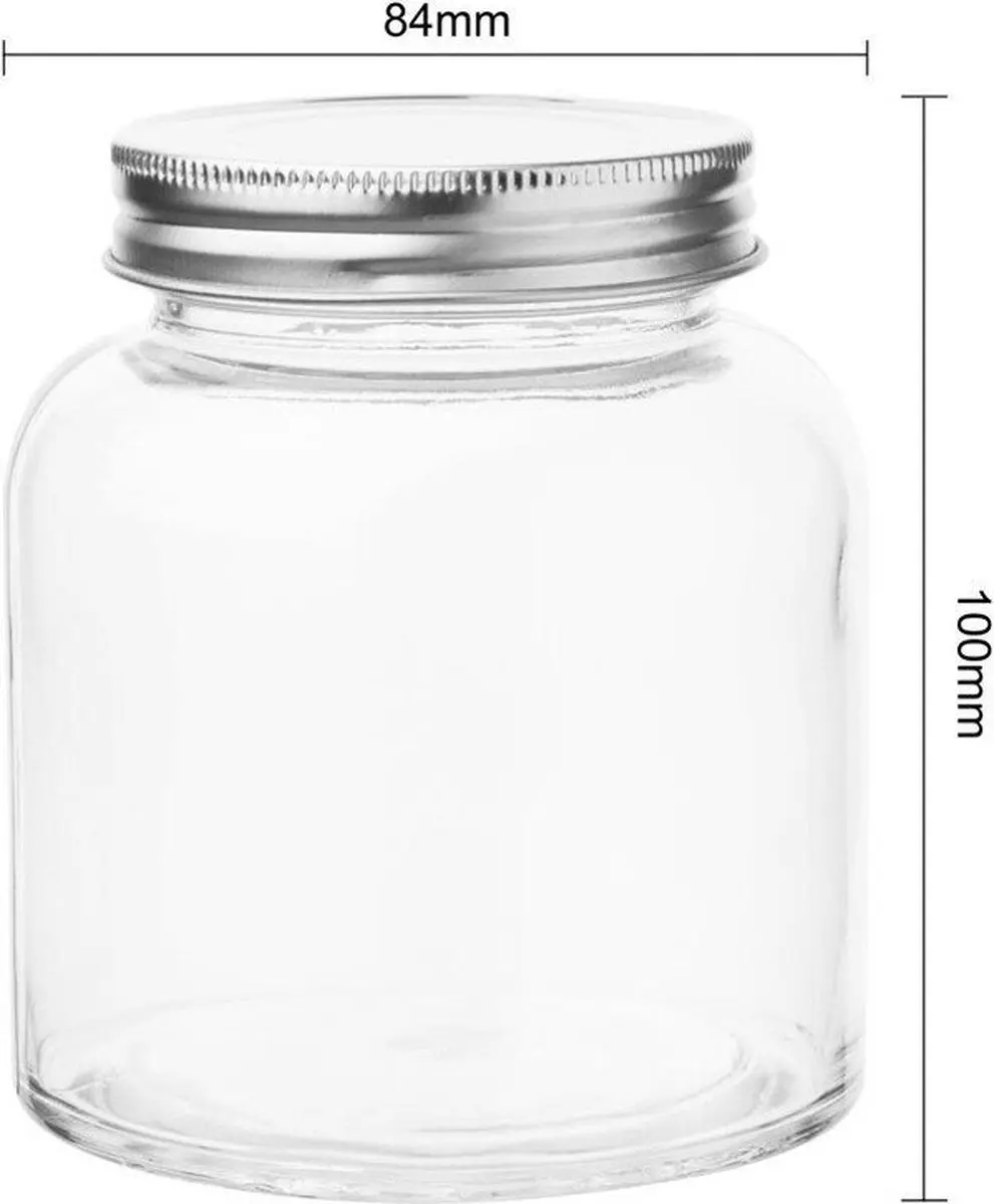 Vogue Glazen Voorraadpot CP082 330ml - 6 Stuks