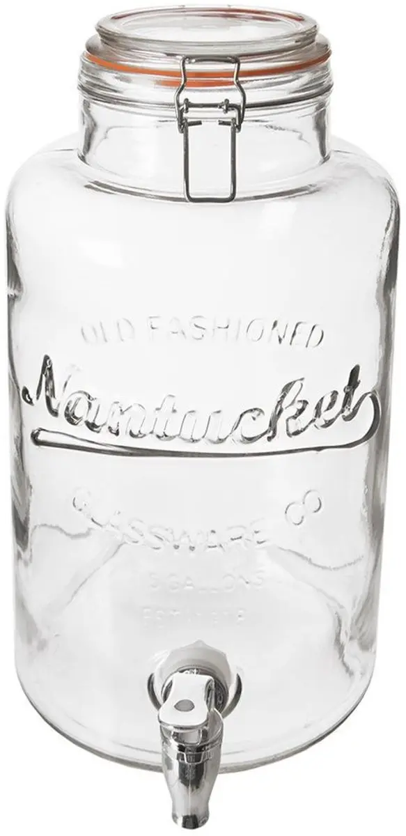 Orion Drankdispenser 6,7L - Glazen Pot - Transparant