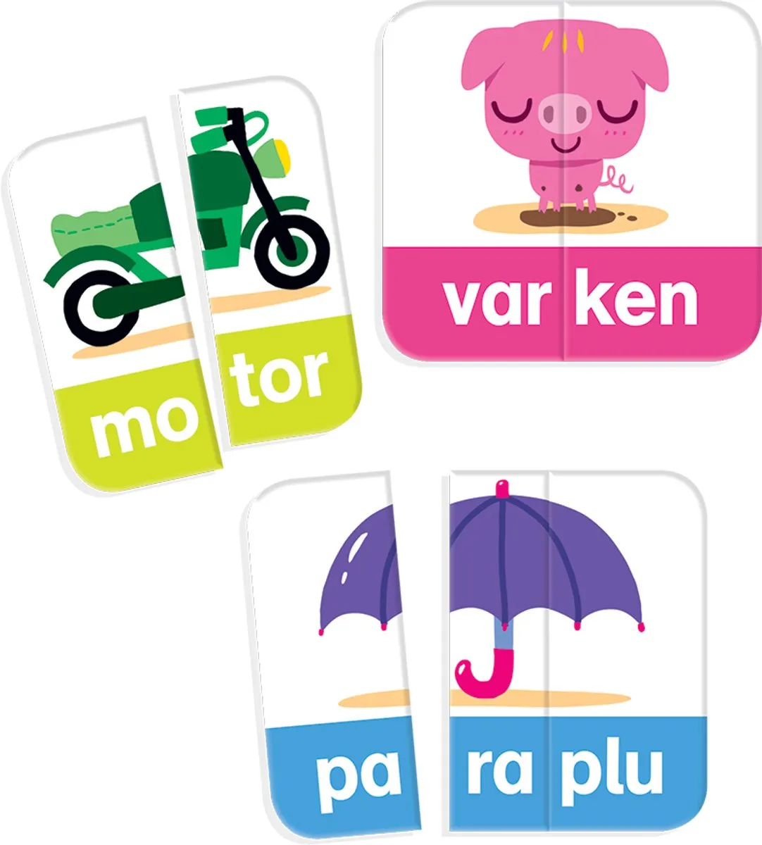 Jumbo Ik Leer Lettergrepen - Multicolor