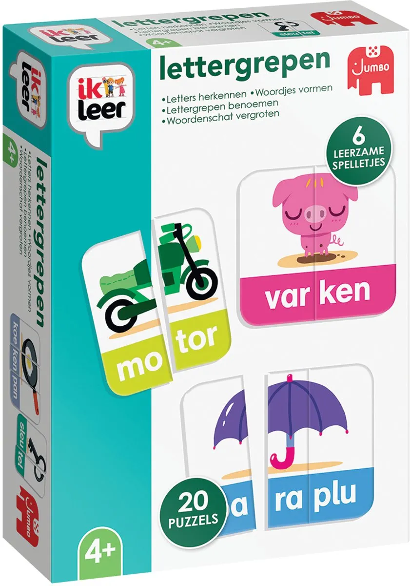 Jumbo Ik Leer Lettergrepen - Multicolor