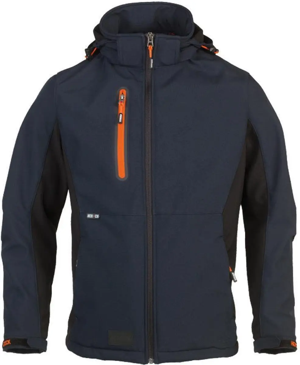 Herock Trystan Softshelljas - Maat L - Zwart