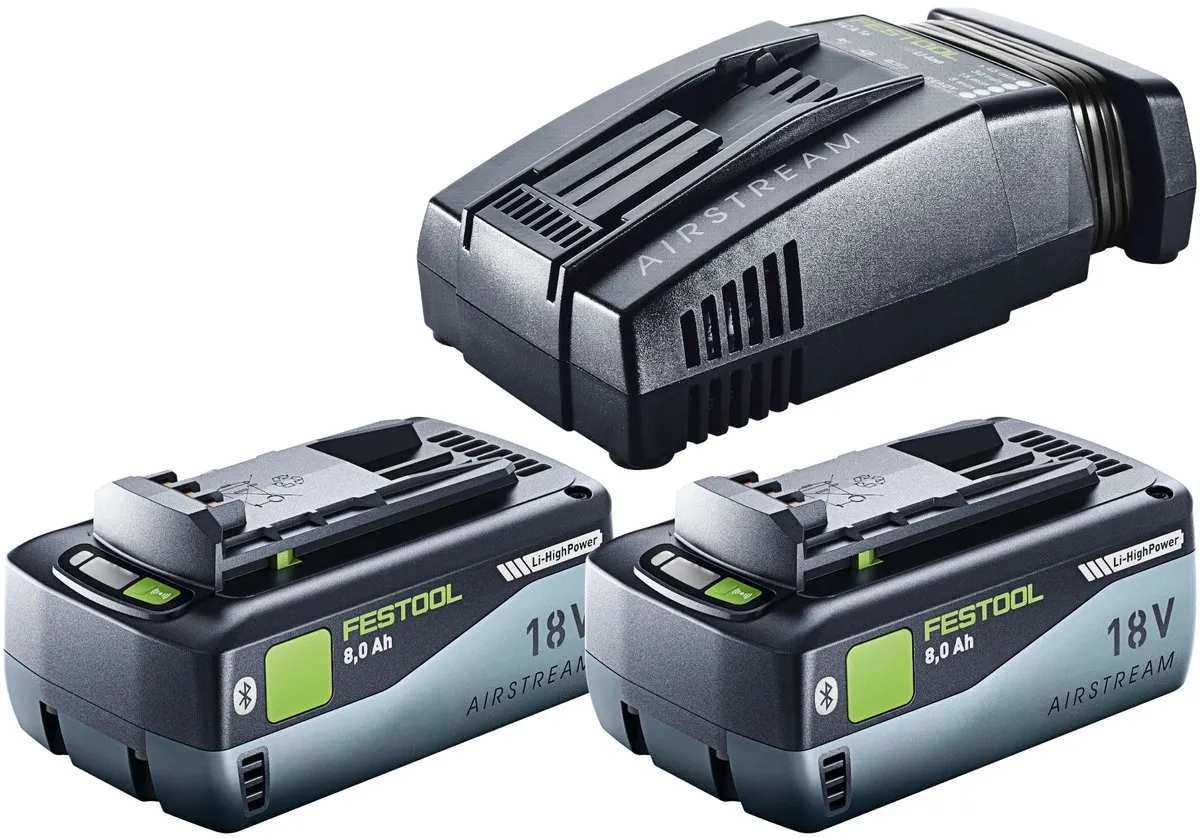 Festool HLC 82 EB-Basic Accu-Schaafmachine 18V - 82mm - 2x 8,0Ah