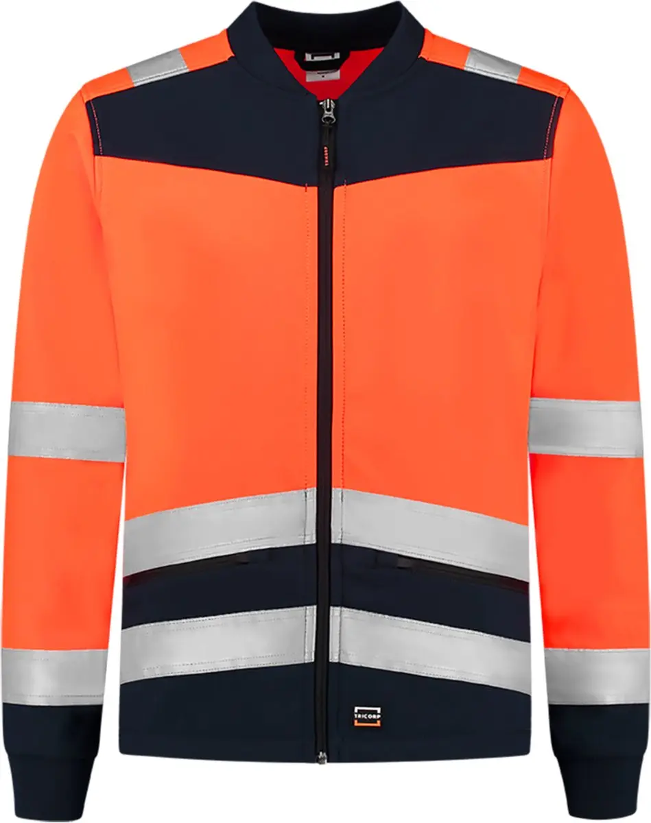 Tricorp Softshell High Vis Bicolor M - Oranje/Ink