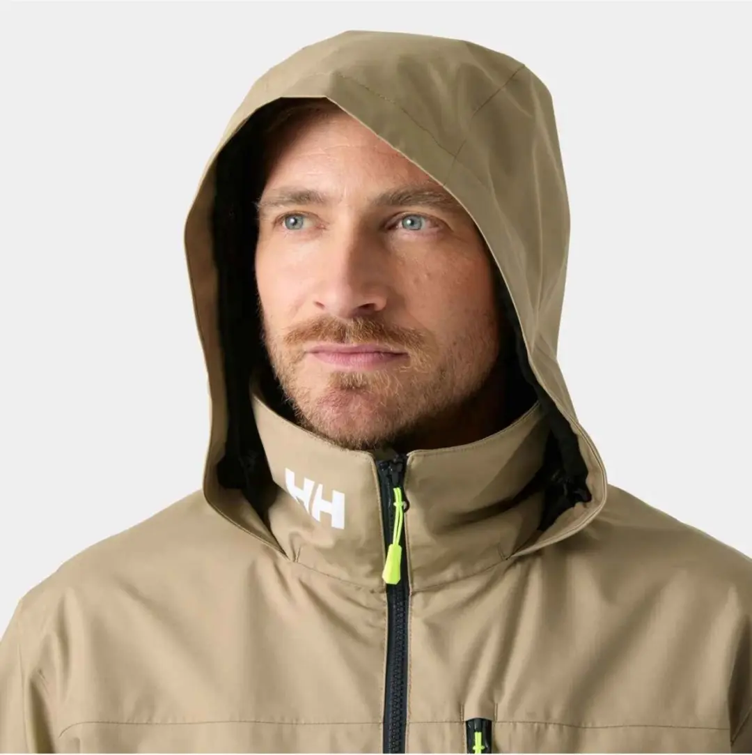 Helly Hansen Crew Hooded 2.0 Jas - Beige - XL